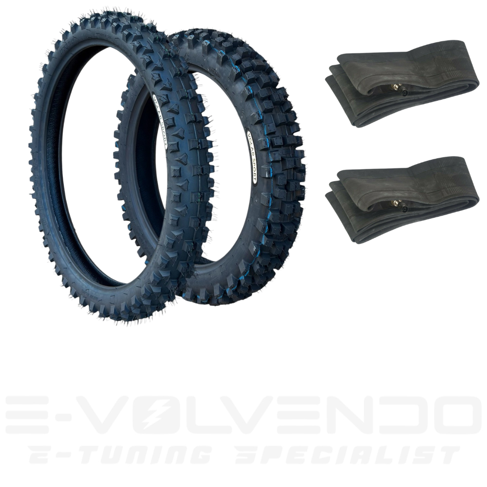 Coppia 70/100-21 ANTERIORE + 90/100-18 POSTERIORE - VOLAR SPORT