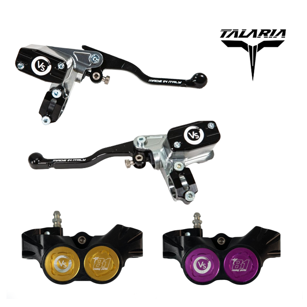 (TALARIA) ENSEMBLE Système de Freinage Racing AVANT/ARRIÈRE 4 Pistons - VOLAR SPORT