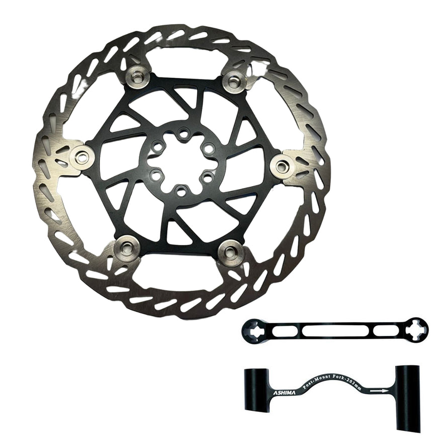 Disco freno posteriore flottante maggiorato 250mm - VOLAR SPORT