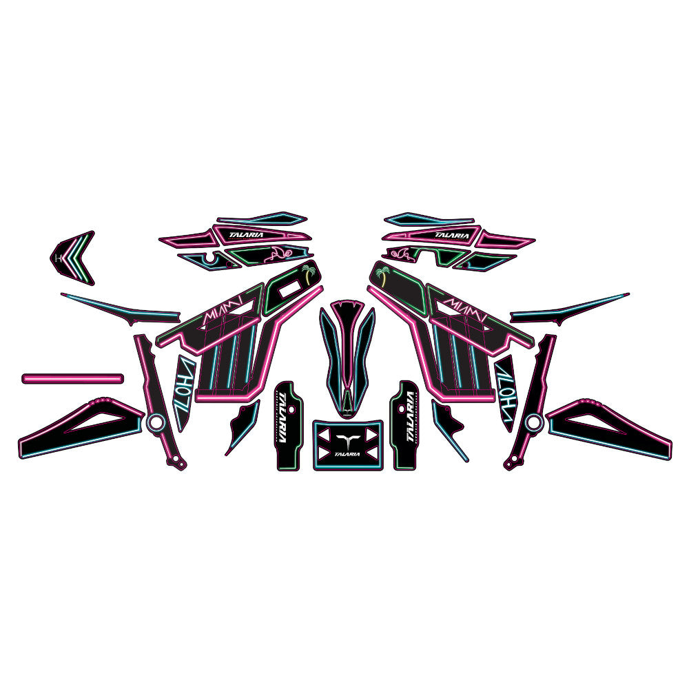 Kit de pegatinas Talaria Sting - Neon - VOLAR SPORT
