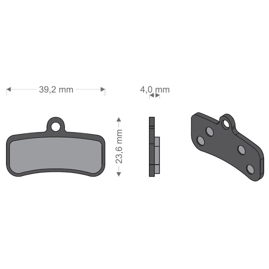 2 Set Pastiglie freno TP-01E - VOLAR SPORT
