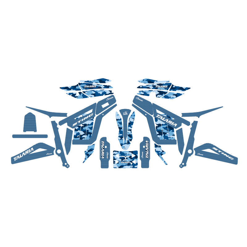 Kit adesivi Talaria Sting - Mimetica blu - VOLAR SPORT
