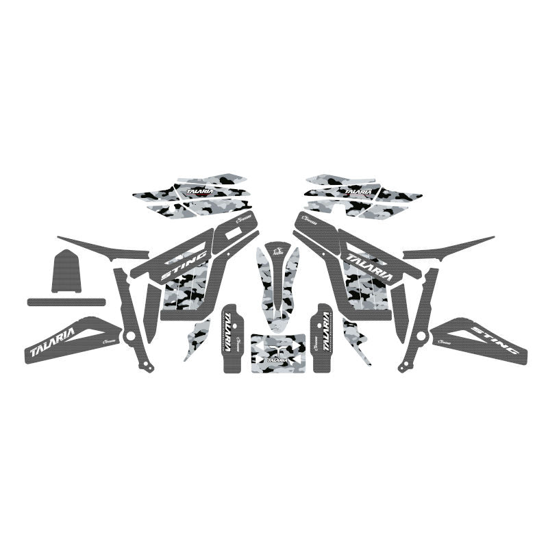 Talaria Sting Aufklebersatz - Grau getarnt - VOLAR SPORT