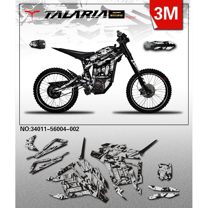 Talaria Sting sticker kit - Silver