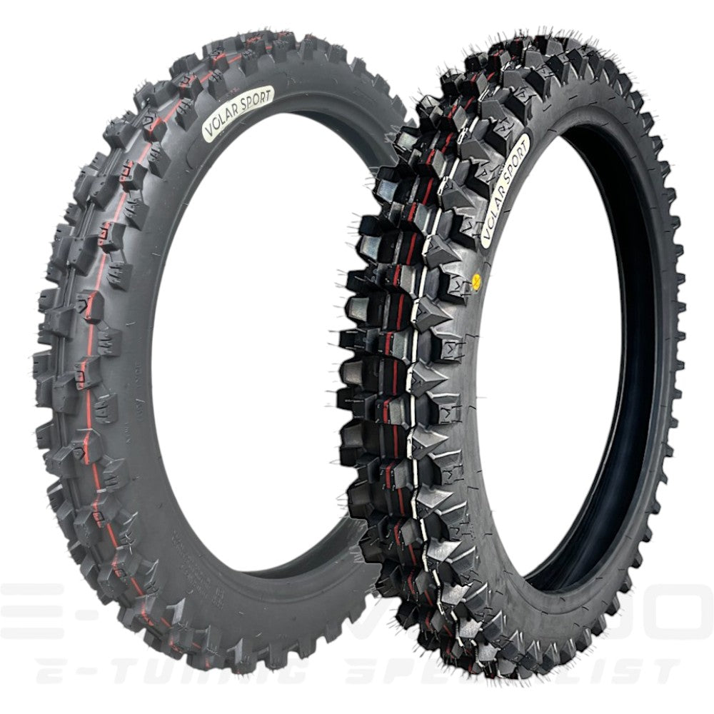 Coppia 70/100-19 ANTERIORE SOFT + 80/100-19 POSTERIORE SOFT - VOLAR SPORT