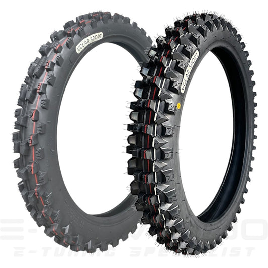 Coppia 70/100-19 ANTERIORE SOFT + 80/100-19 POSTERIORE SOFT - VOLAR SPORT