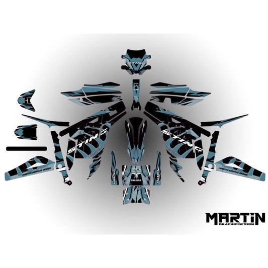 Kit de pegatinas Talaria MARTIN - SKULL