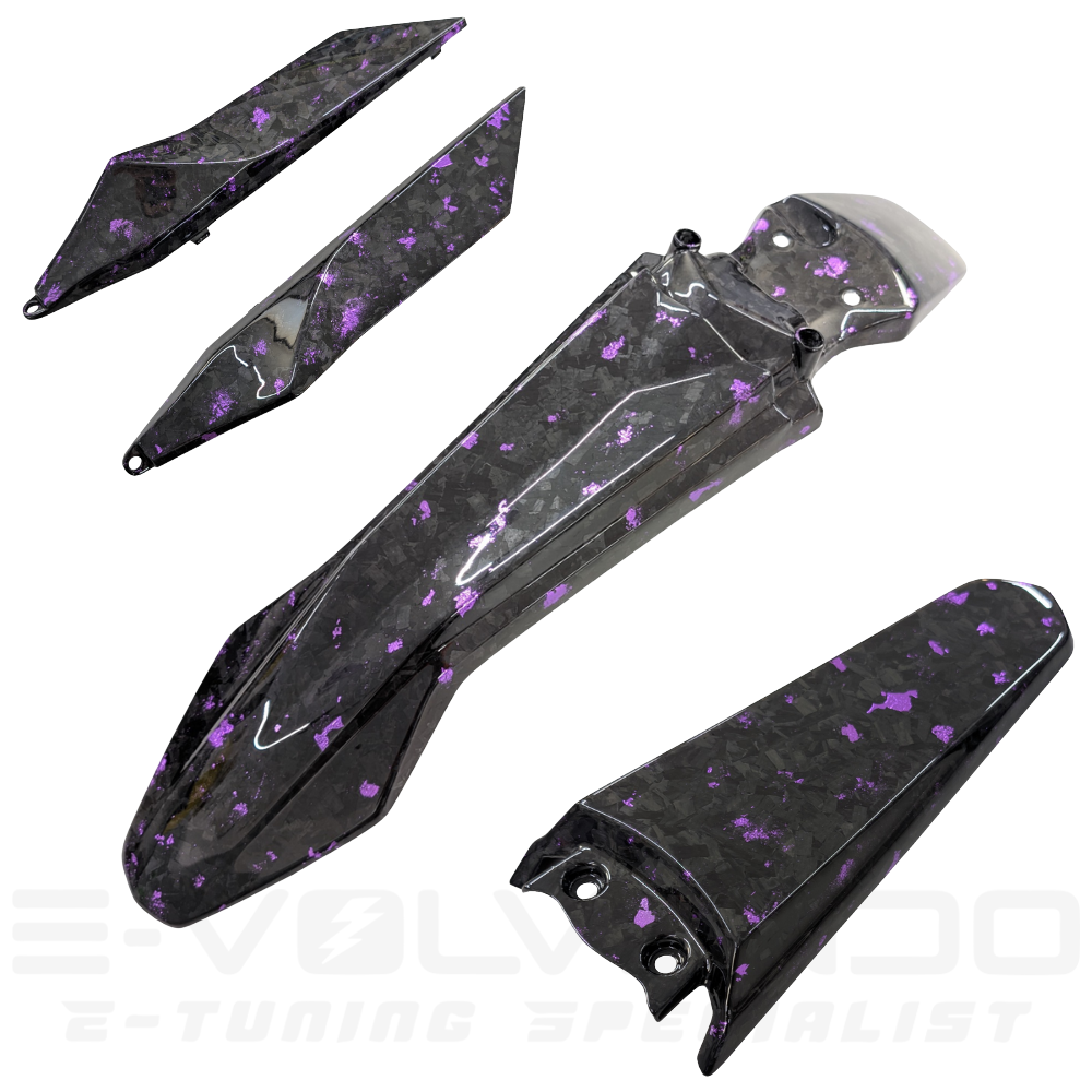 Kit Plastiche TALARIA KOMODO  - CARBONIO