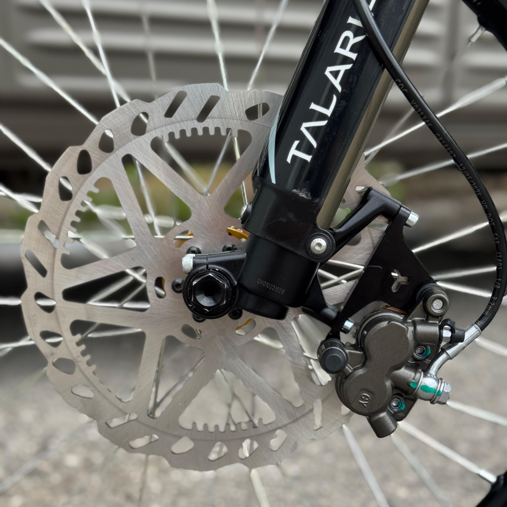 Upgraded braking system derived from ULTRA-BEE (Talaria/Surron)