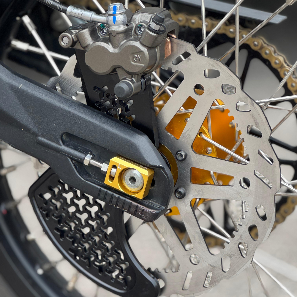 Upgraded braking system derived from ULTRA-BEE (Talaria/Surron)