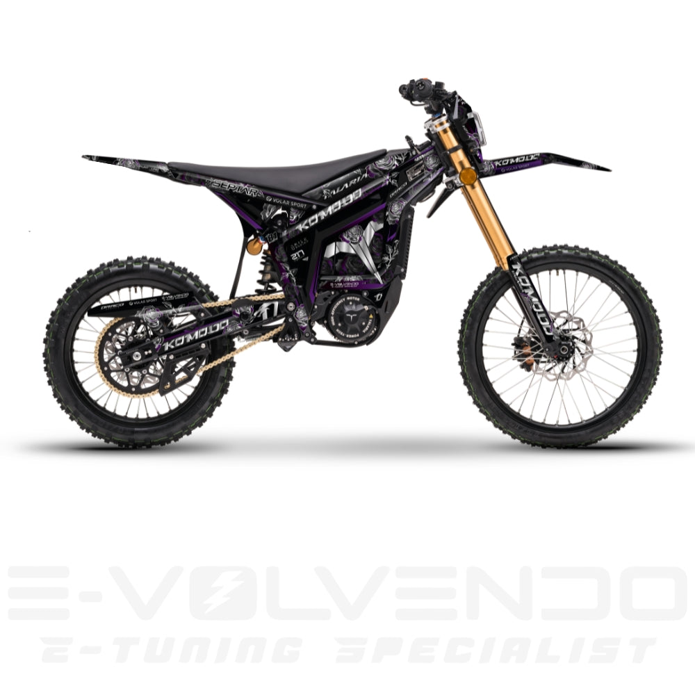 Kit adesivi Talaria Komodo - PURPLE ROSES