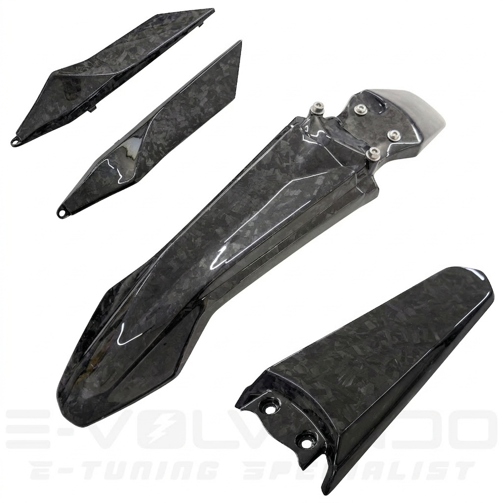 Kit plastiques TALARIA KOMODO - CARBONE