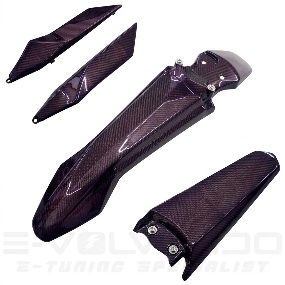 Kit plastiques TALARIA KOMODO - CARBONE