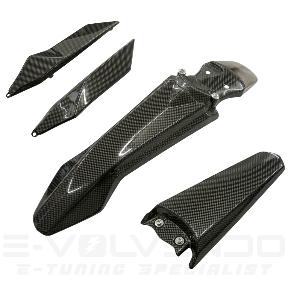 Kit plastiques TALARIA KOMODO - CARBONE