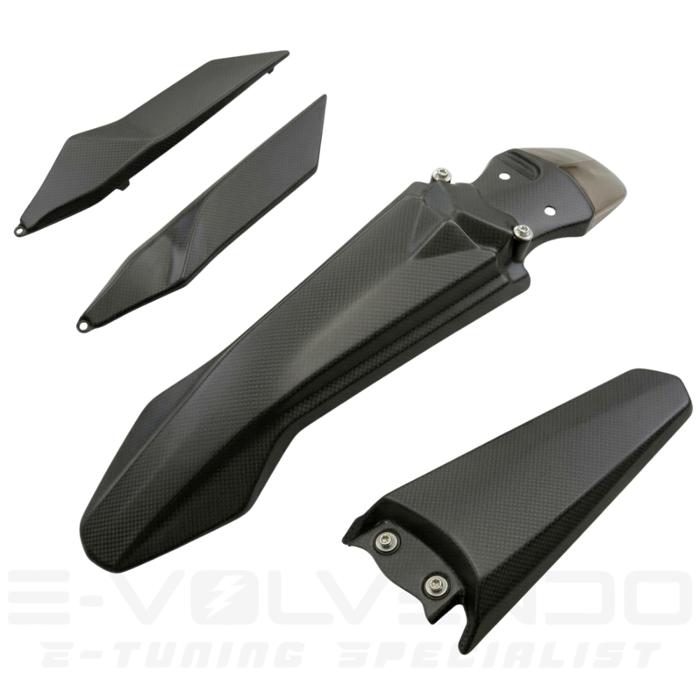 Kit plastiques TALARIA KOMODO - CARBONE