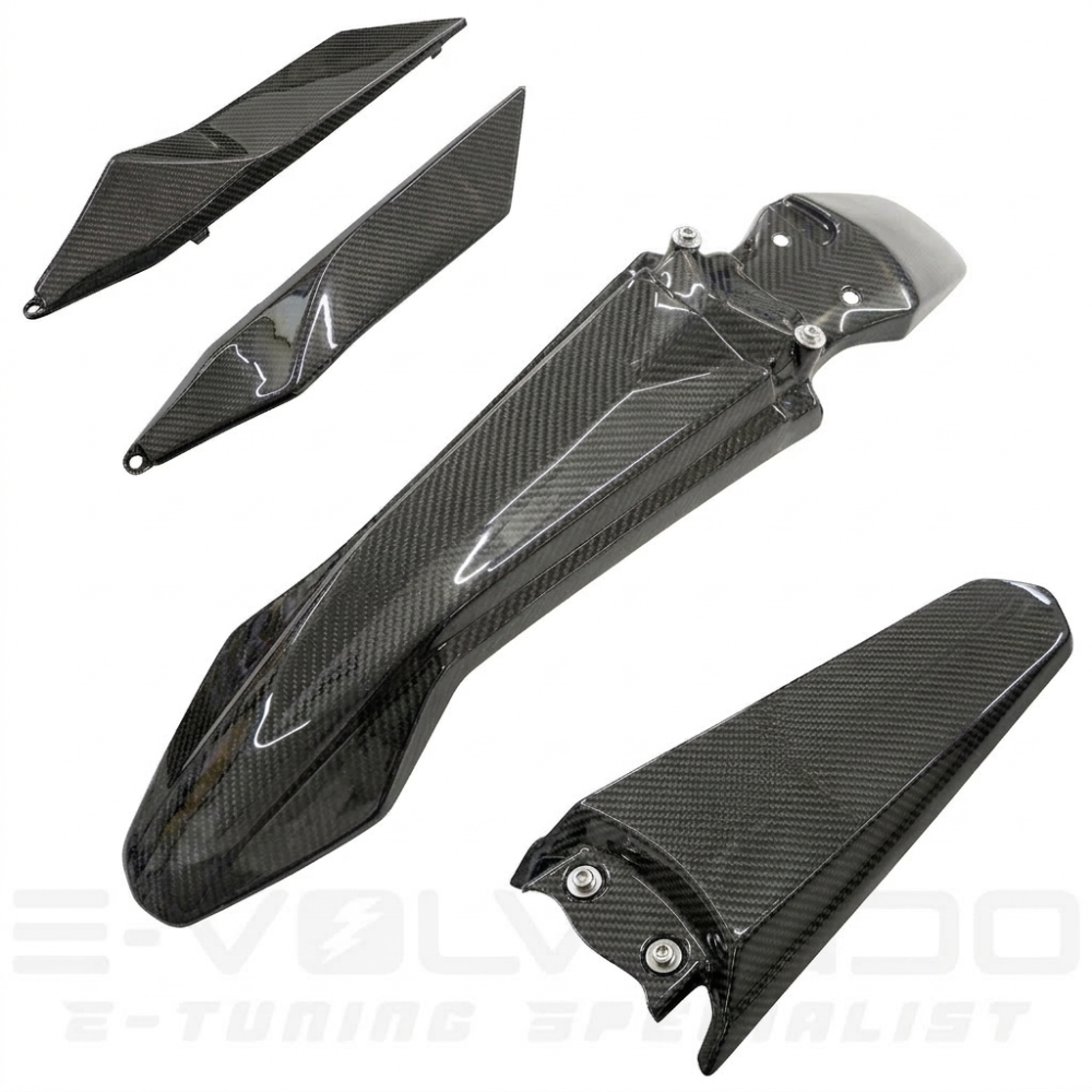 Kit plastiques TALARIA KOMODO - CARBONE