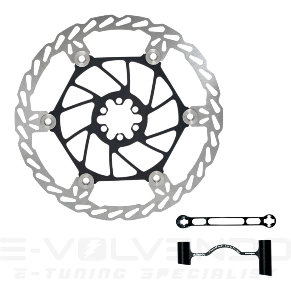 Oversized floating front brake disc 250 mm - VOLAR SPORT