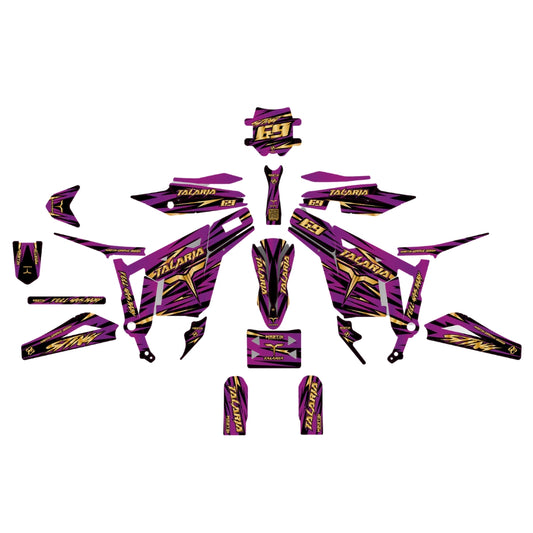 Kit d'autocollants Talaria EICMA PURPLE