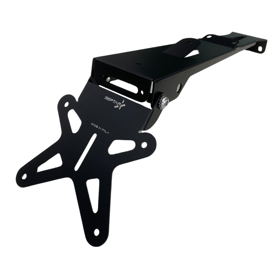 License plate holder with adjustable inclination LONG TAIL - SEPTAR